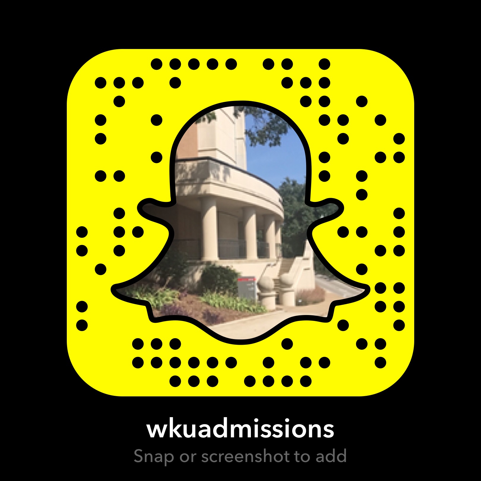 Add us on Snapchat