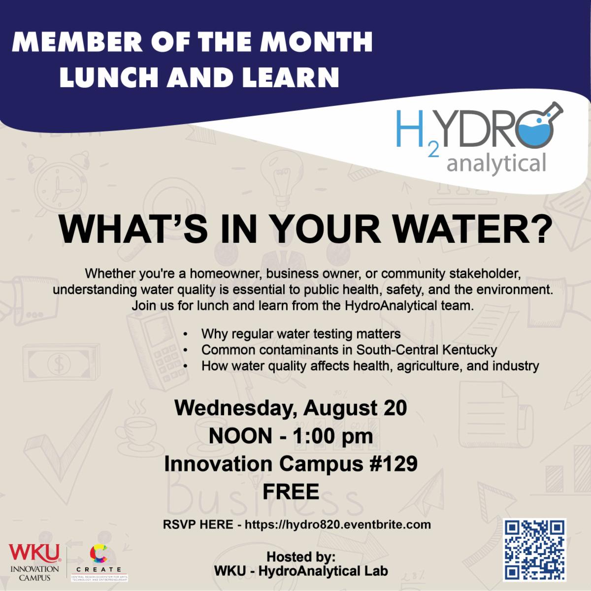 ARTP HydroAnalytical Lab Event