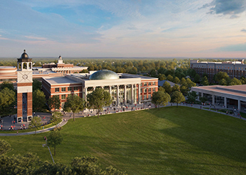 College of Business ariel view