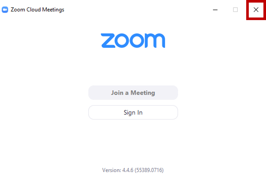 Leave Meeting