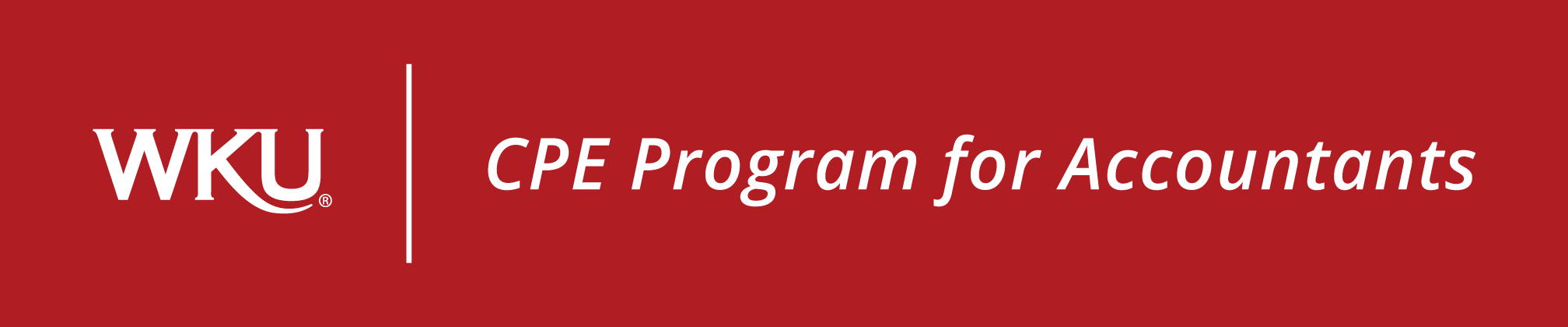 WKU CPE Program for Accountants