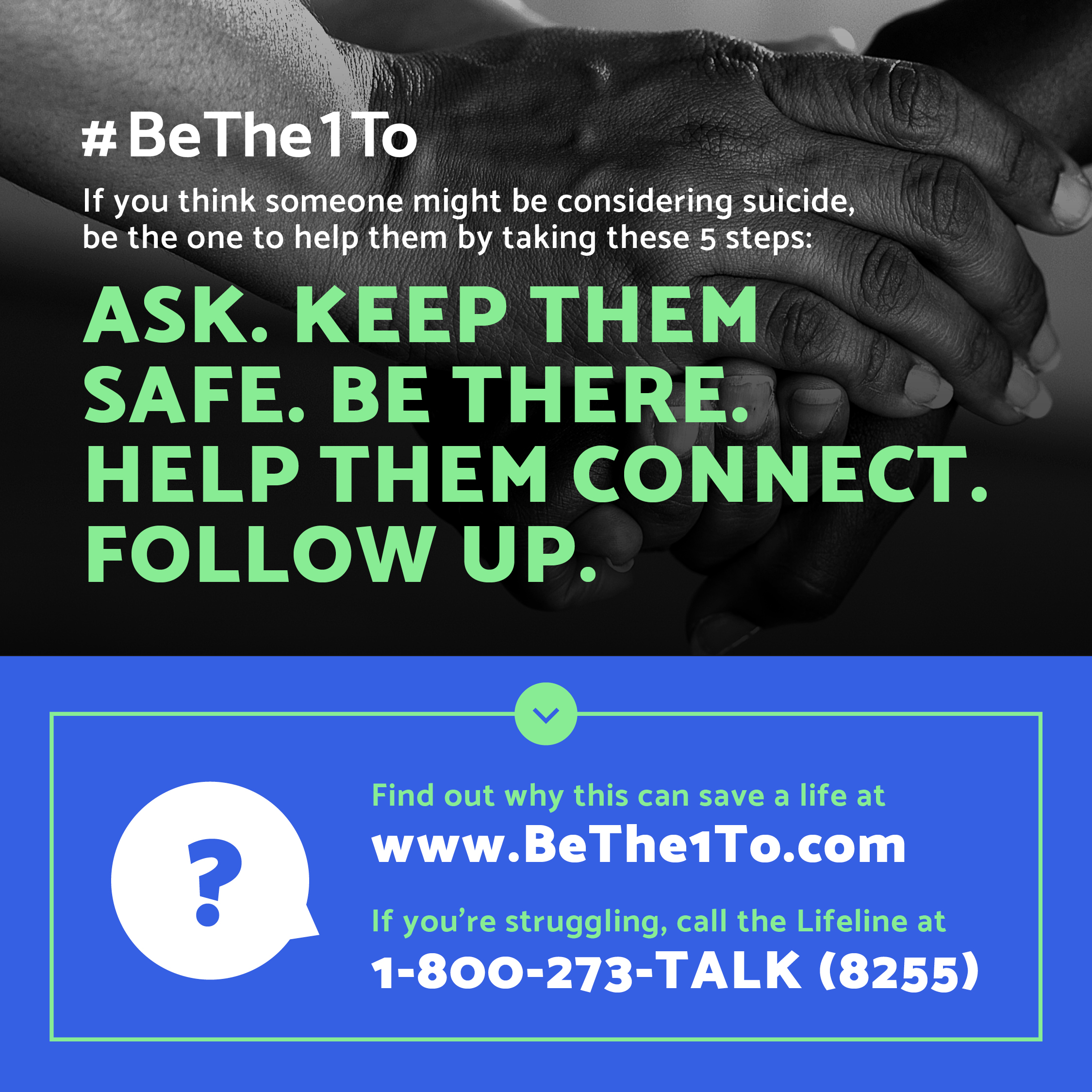 #BeThe1To