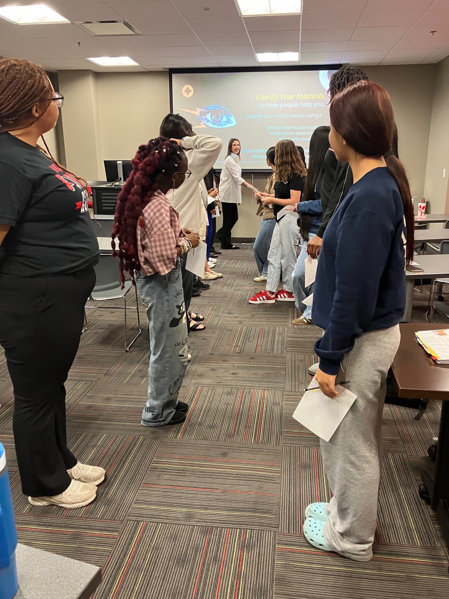 First Gen Students practicing the Art of Connecting