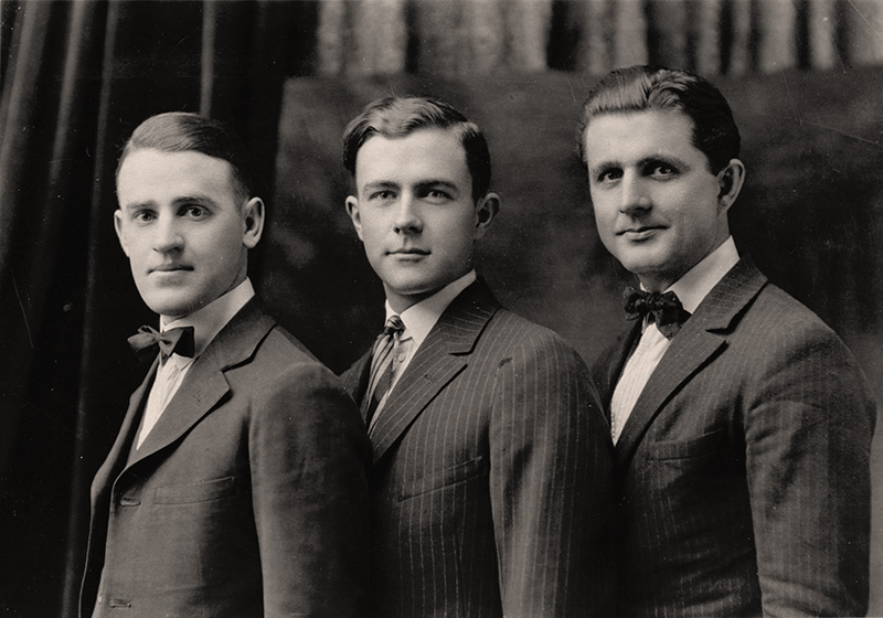 Western Kentucky State Normal School men's debate team 1925: Glenn Kendall, James F. Tanner and Carl Vincent Western Kentucky State Normal School men's debate team 1925: Glenn Kendall, James F. Tanner and Carl Vincent