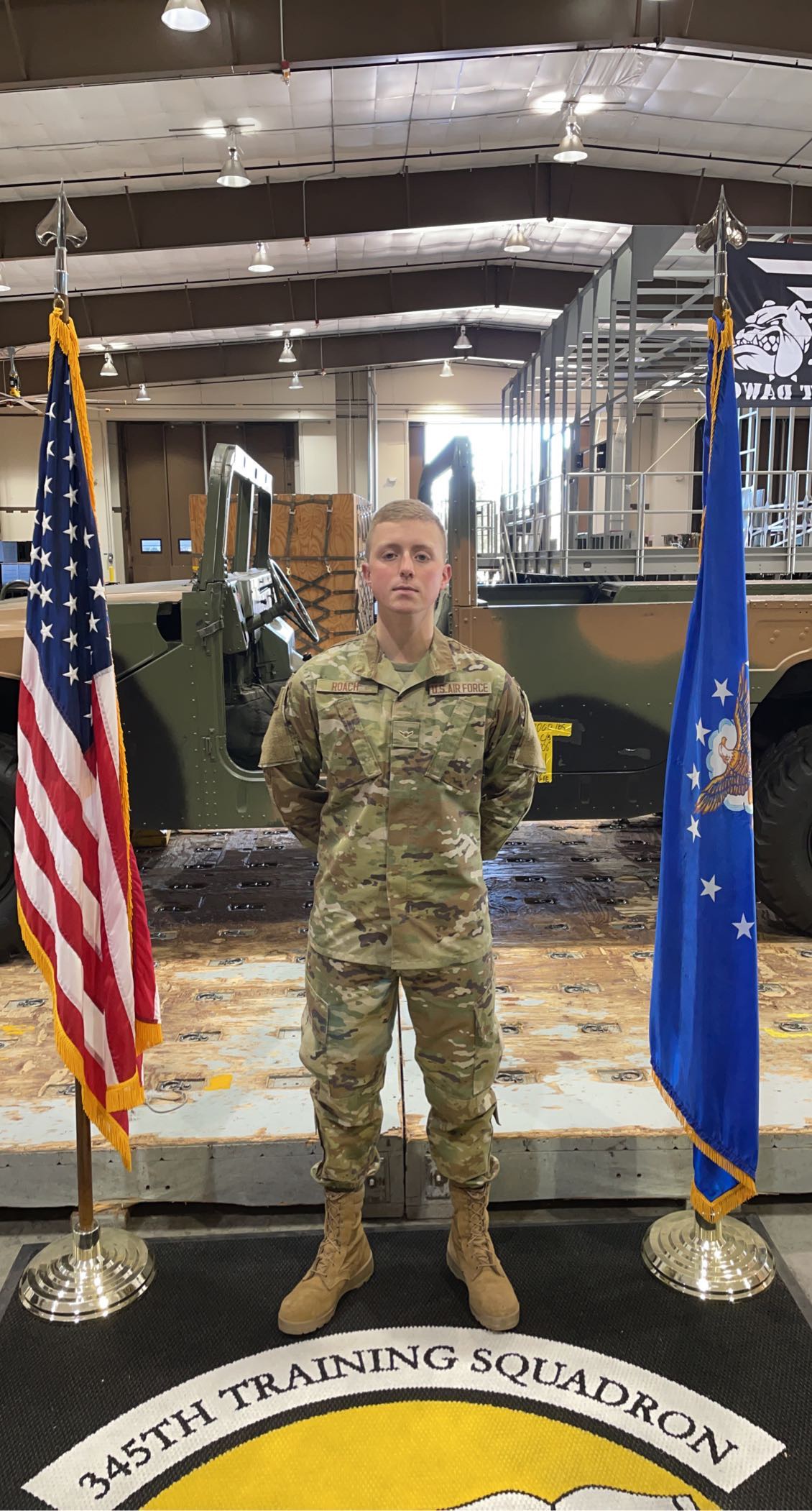 Donovan Roach service photo Donovan Roach service photo