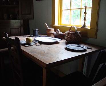 Felts log house interior