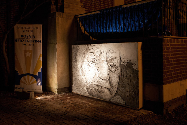 Nighttime unveiling