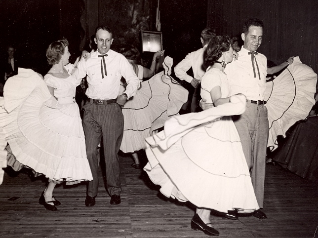 Folk dancers