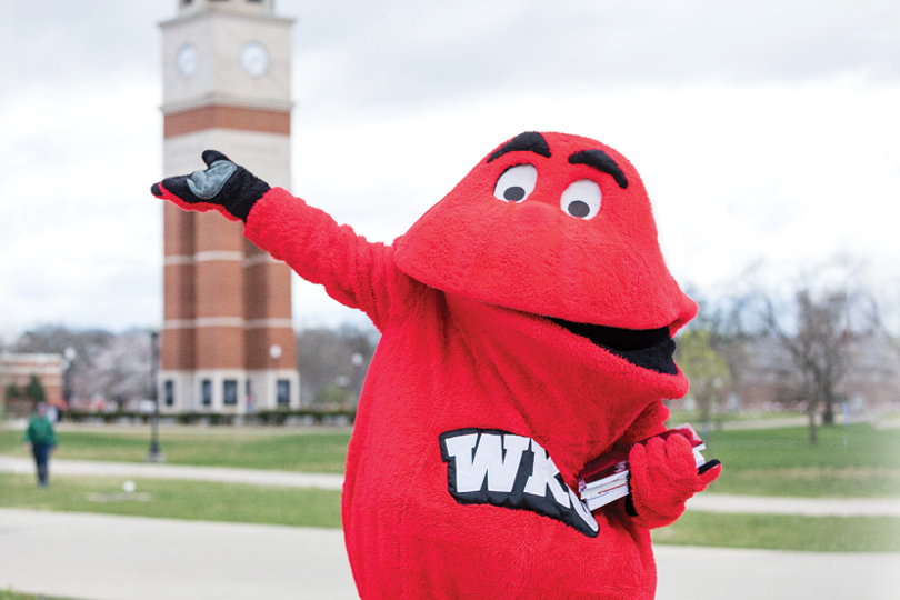 big red clock