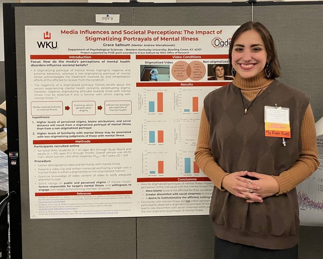 Grace Salloum presenting