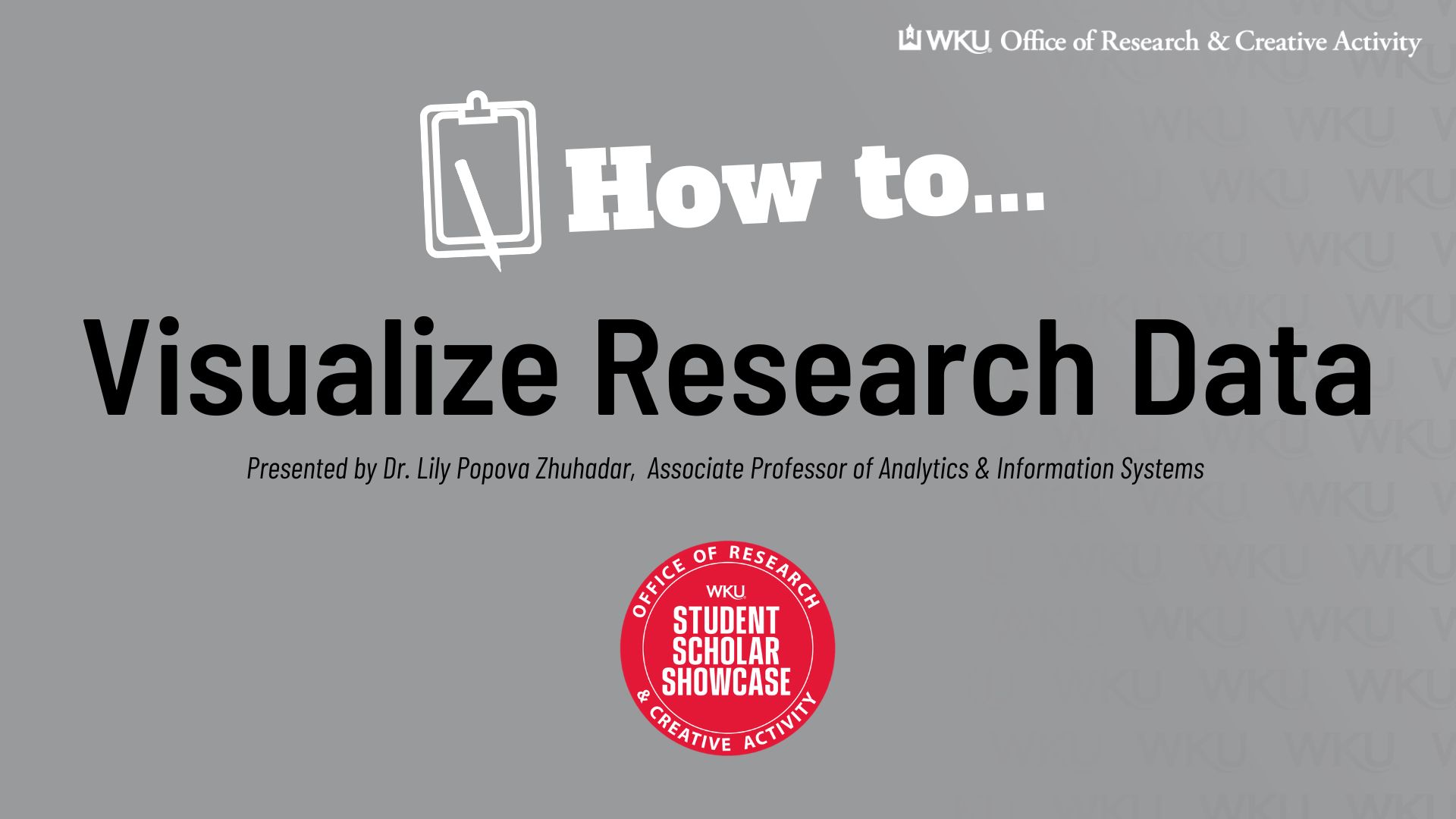 How to Visualize Research Data Video Preview