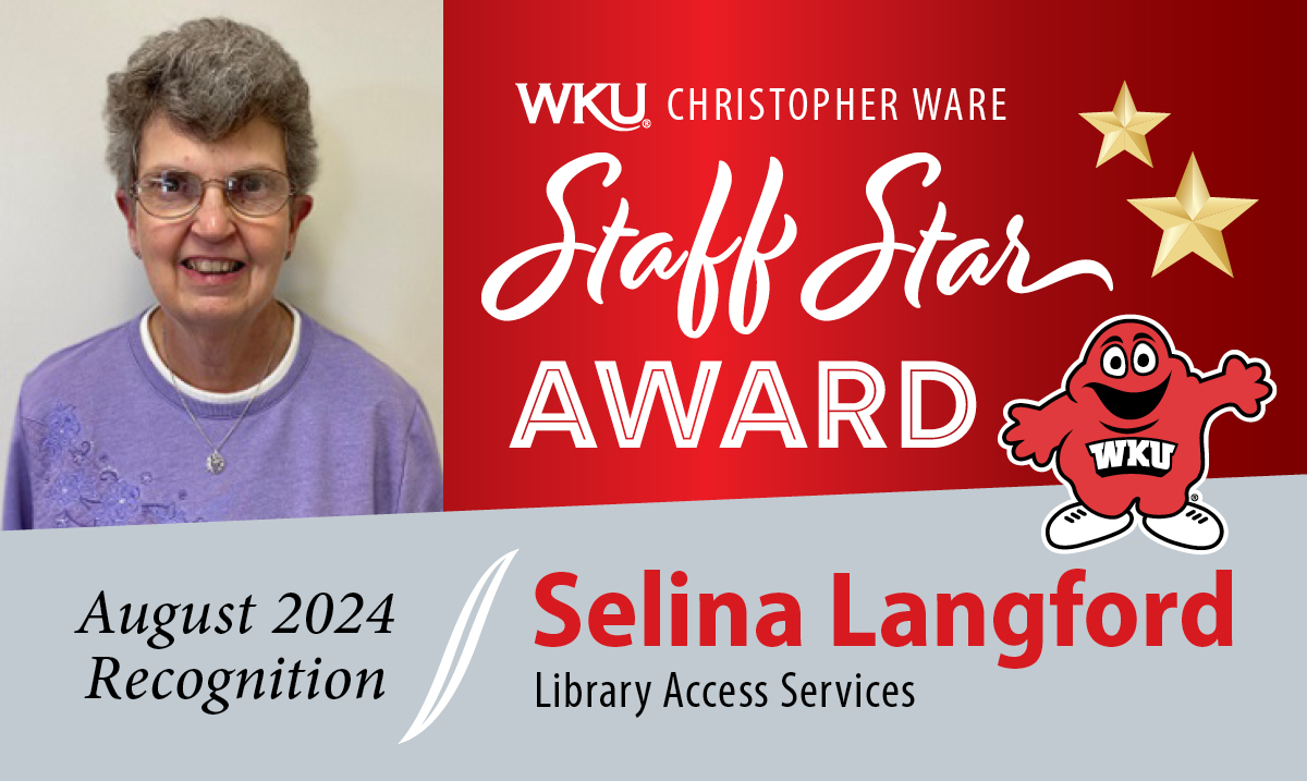 Selina Langford Staff Star August Selina Langford Staff Star August