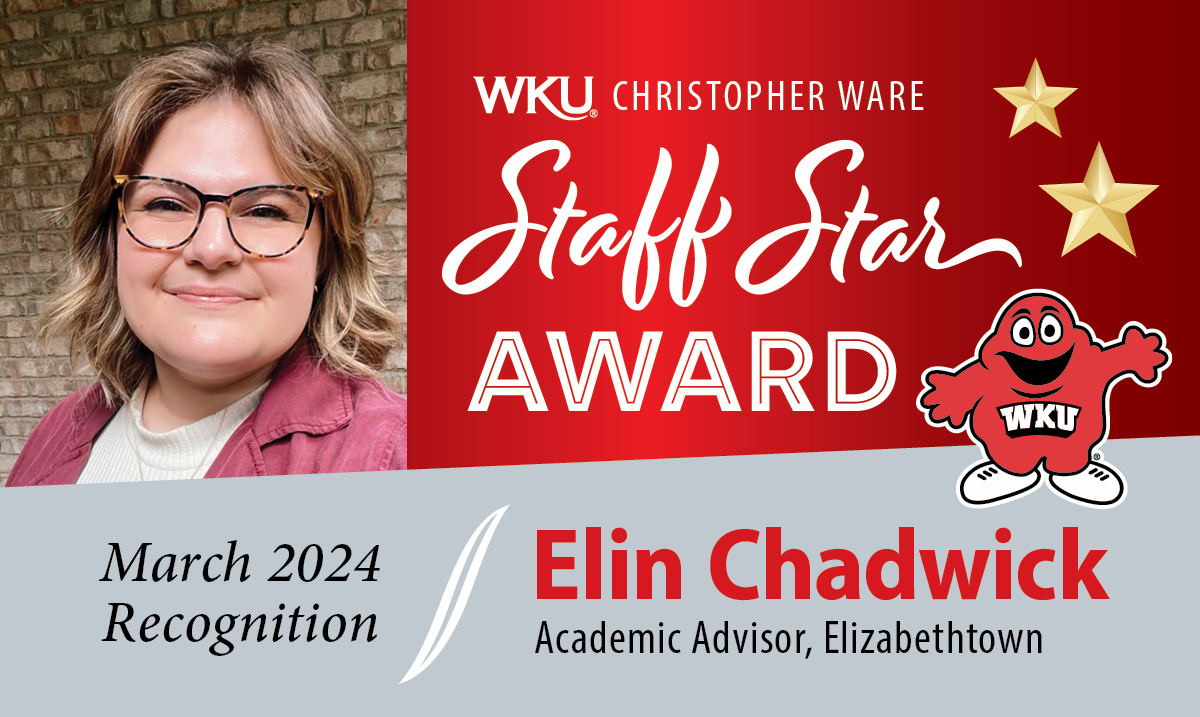 March 2024 Staff Star Award Elin Chadwick