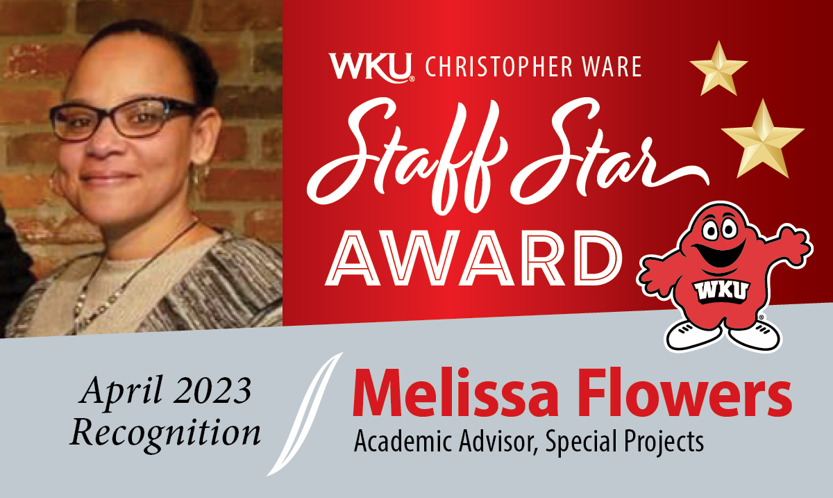 Melissa Flowers April Staff Star Melissa Flowers