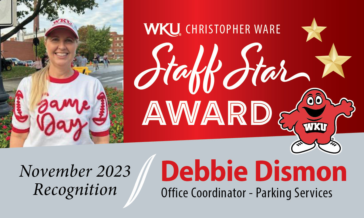 Debbie Dismon Debbie Dismon Nov. Staff star