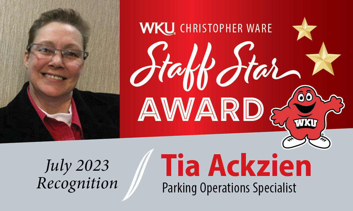 July Staff Star Tia Ackzien July Staff Star
