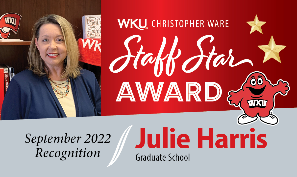 Julie Harris September 2022 Staff Star Julie Harris September 2022 Staff Star