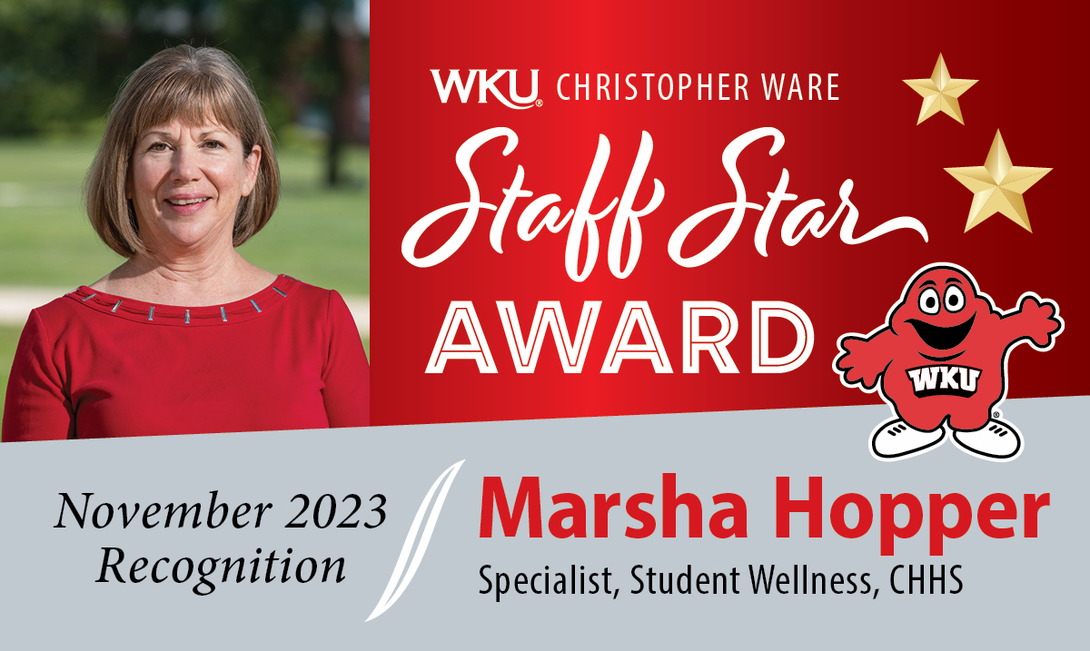 Marsha Hopper November Staff Star