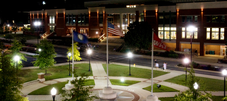 DUC at night
