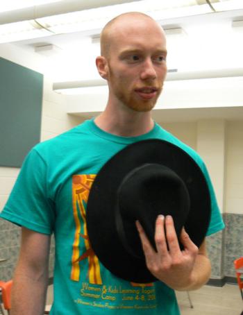 Galen with hat