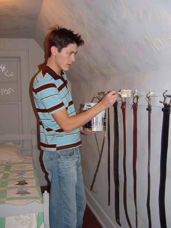 working on house